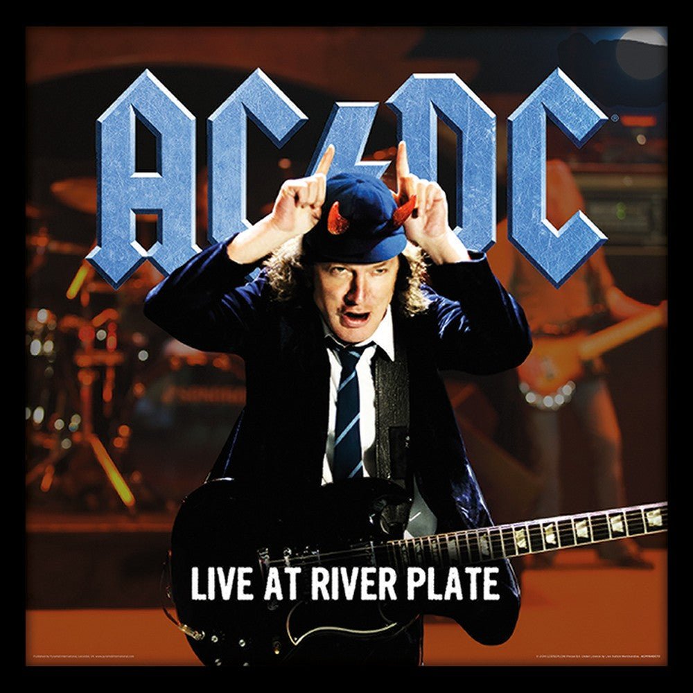 AC/DC エーシーディーシー (Back in Black 45周年 ) - Live At River Plate (アルバム・シリーズ額) / インテリア額 - PGS